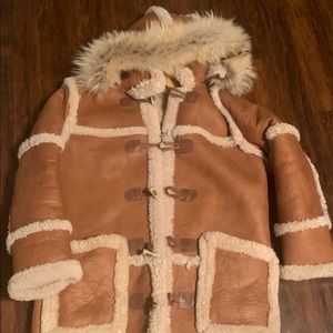 Mens Shearling Coat